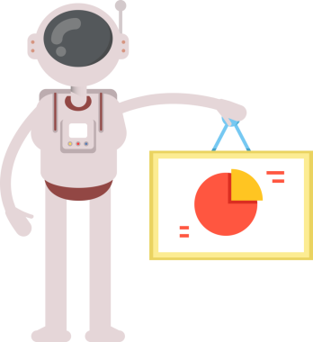 Astronot Karakteri Pasta Çizelgesi İmzalama