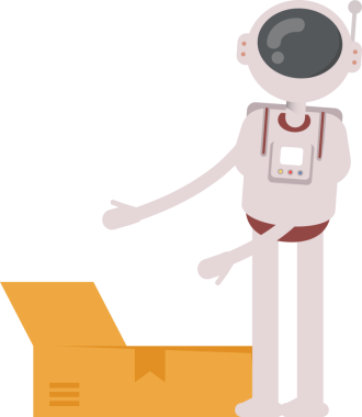 Astronot Karakteri Açma Kutusu