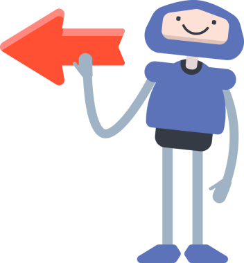 Çizgi Robot Karakteri Clipart