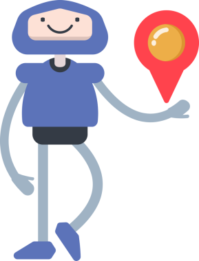 Çizgi Robot Karakteri Clipart