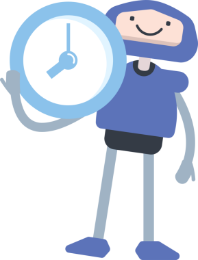 Çizgi Robot Karakteri Clipart