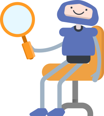 Çizgi Robot Karakteri Clipart