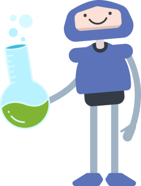 Çizgi Robot Karakteri Clipart