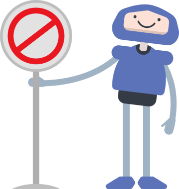 Çizgi Robot Karakteri Clipart