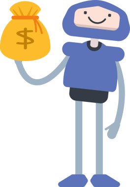 Çizgi Robot Karakteri Clipart