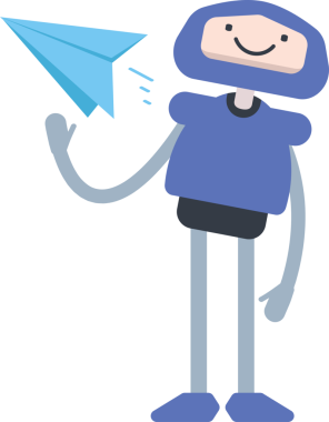 Çizgi Robot Karakteri Clipart