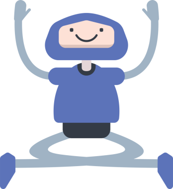 Çizgi Robot Karakteri Clipart