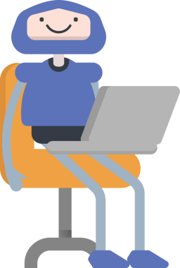 Çizgi Robot Karakteri Clipart