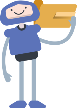 Çizgi Robot Karakteri Clipart