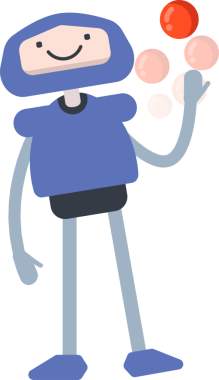 Çizgi Robot Karakteri Clipart