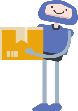 Çizgi Robot Karakteri Clipart