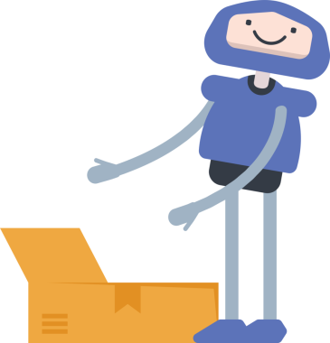 Robot Çizgi Film Karakteri Çizimi