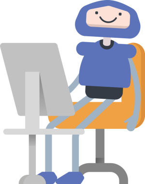 Robot Çizgi Film Karakteri Çizimi