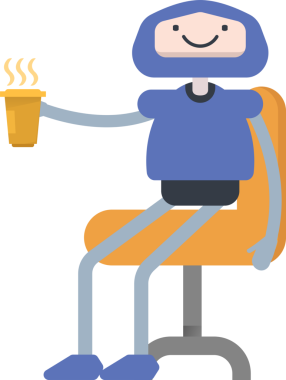 Robot Çizgi Film Karakteri Çizimi