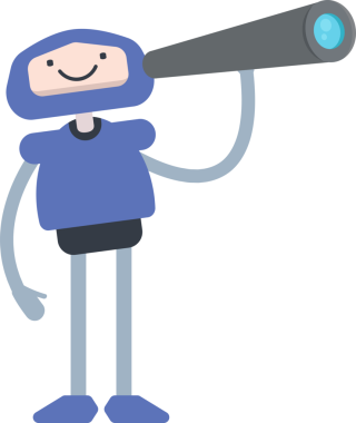 Robot Çizgi Film Karakteri Çizimi