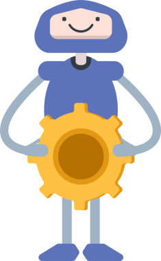 Robot Çizgi Film Karakteri Çizimi