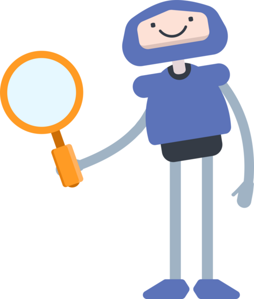 Çizgi Robot Karakteri Clipart