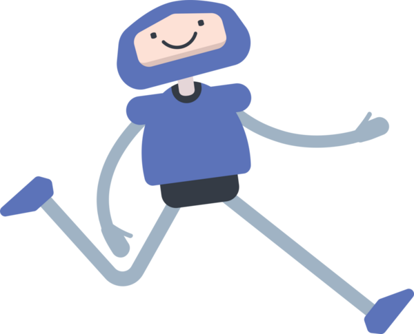 Çizgi Robot Karakteri Clipart