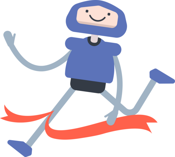 Çizgi Robot Karakteri Clipart