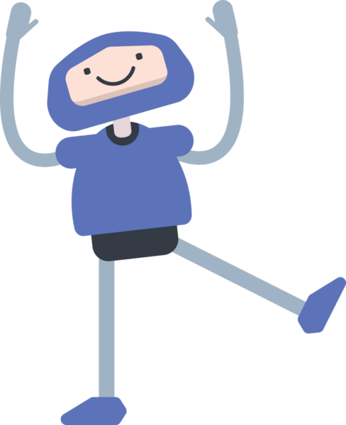 Çizgi Robot Karakteri Clipart