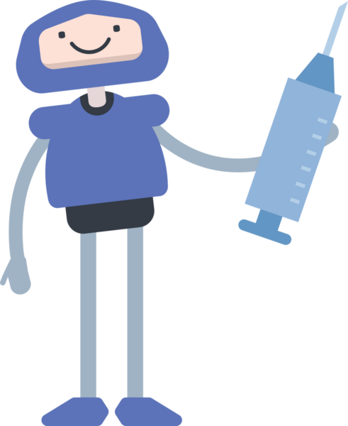 Çizgi Robot Karakteri Clipart