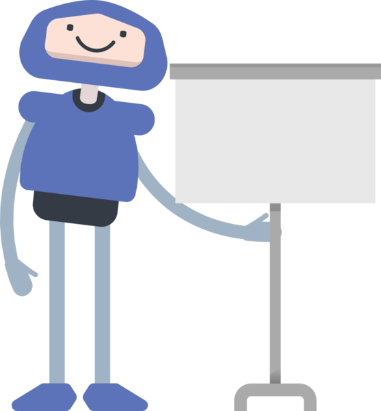 Çizgi Robot Karakteri Clipart