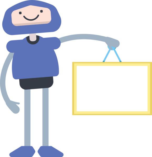 Robot Çizgi Film Karakteri Çizimi