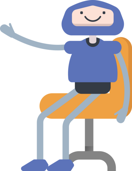 Robot Çizgi Film Karakteri Çizimi