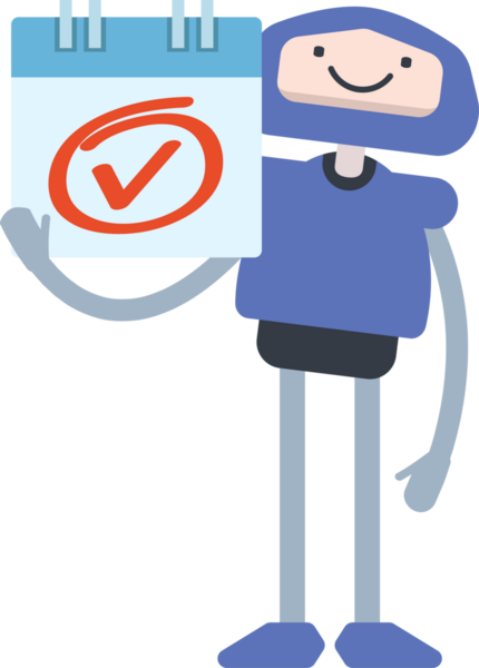 Robot Çizgi Film Karakteri Çizimi