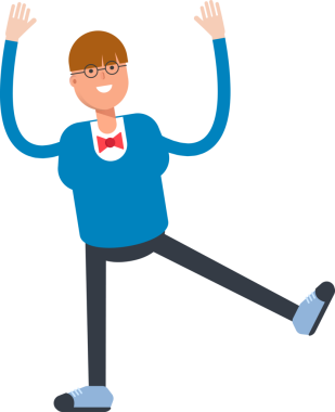 Bowtie Suit Karakteri Rahatlatıcı İllüzyonu Olan Çocuk