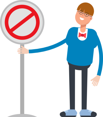 Bowtie Suit Karakteri ve İçki Yasağı İmzalayan Çocuk