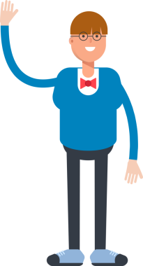 Bowtie Suit Karakterli Çocuk Selamlaması