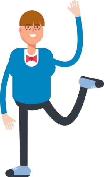 Bowtie Suit Karakteri Rahatlatıcı İllüzyonu Olan Çocuk