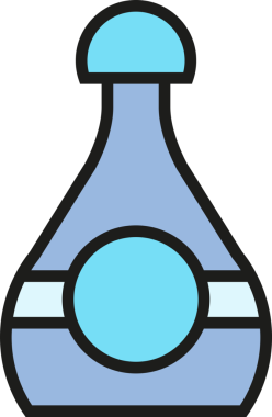 İçecek Şişe Simgesi İllüstrasyonu