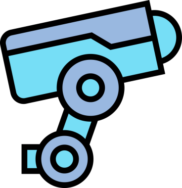 CCTV güvenlik kamerası simgesi