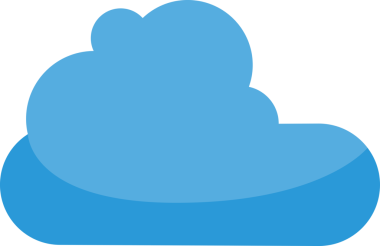 Mavi Bulutlu Baloncuk Çizimi