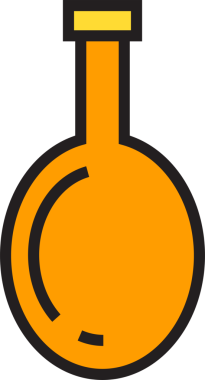 İçecek Şişe Simgesi İllüstrasyonu