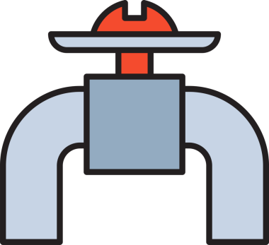 Boru Hattı ve Endüstriyel Valf Simgesi