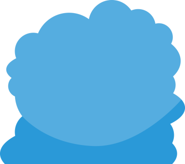 Gökyüzü Mavi Bulut Çizimi