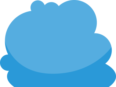 Gökyüzü Mavi Bulut Çizimi