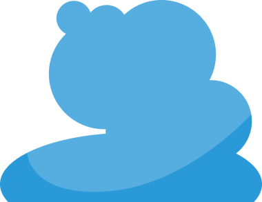 Gökyüzü Mavi Bulut Çizimi