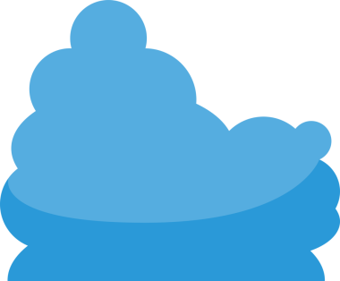 Gökyüzü Mavi Bulut Çizimi