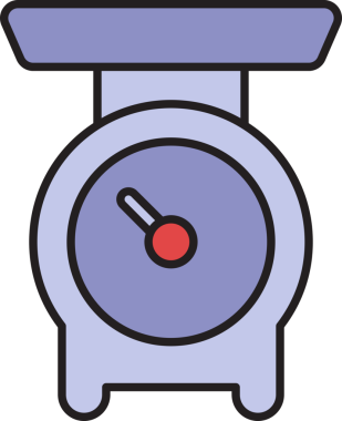 mutfak ölçek simge tasarlamak