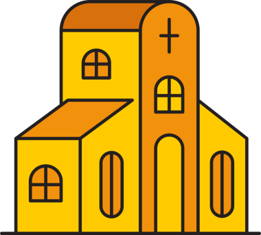 Kilise Binası Simge İllüstrasyonu