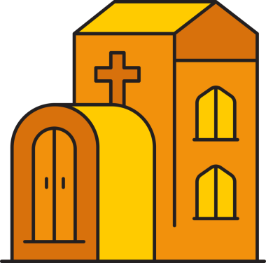 Kilise Binası Simge İllüstrasyonu