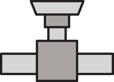 Valf ve Boru Hattı Simgesi