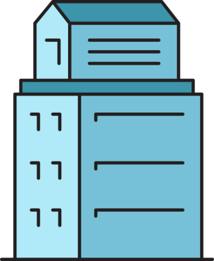 Şehir Kulesi Simgesi Clipart