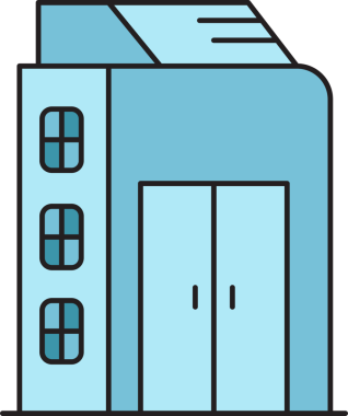 Şehir Kulesi Simgesi Clipart