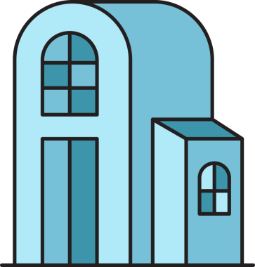 Şehir Kulesi Simgesi Clipart