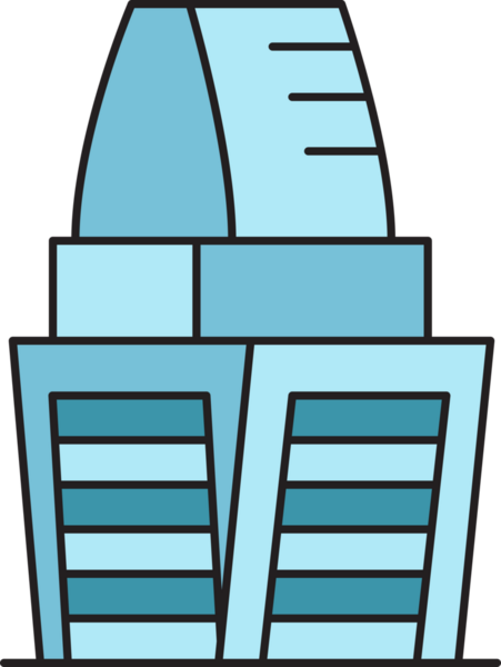 Şehir Kulesi Simgesi Clipart